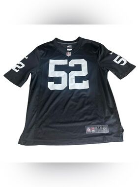 Nike Men Oakland Raiders Khalil Mack Home Jersey Sz Medium